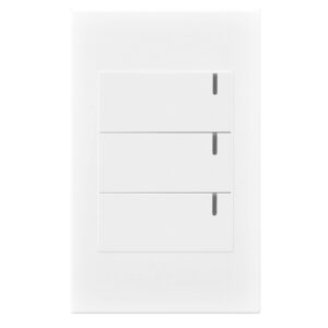 INTERRUPTOR TRIPLE BLANCO