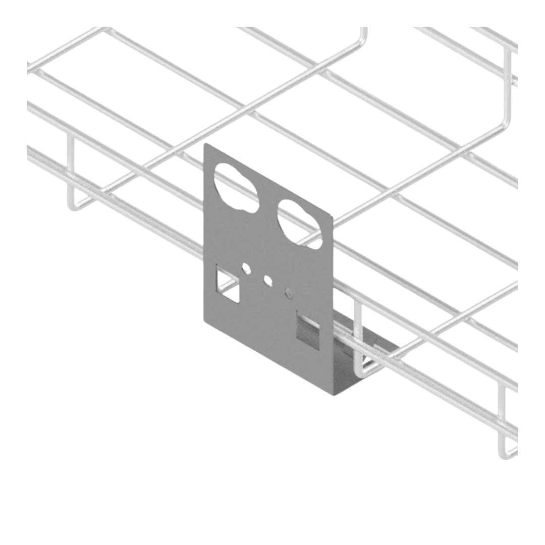 SOPORTE PARA TUBO Y CAJA EMPALME