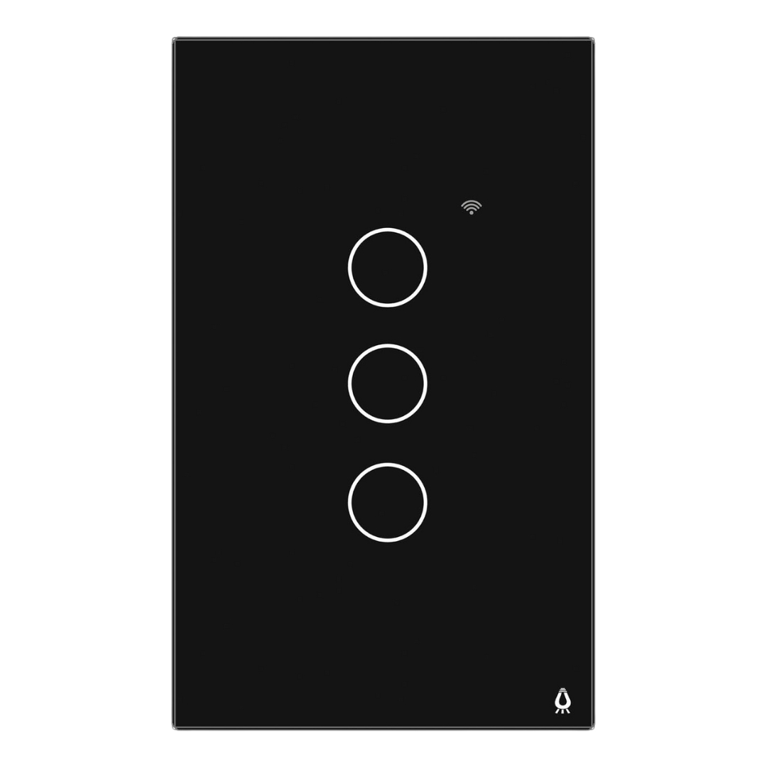 INTERRUPTOR TRIPLE SMART NEGRO